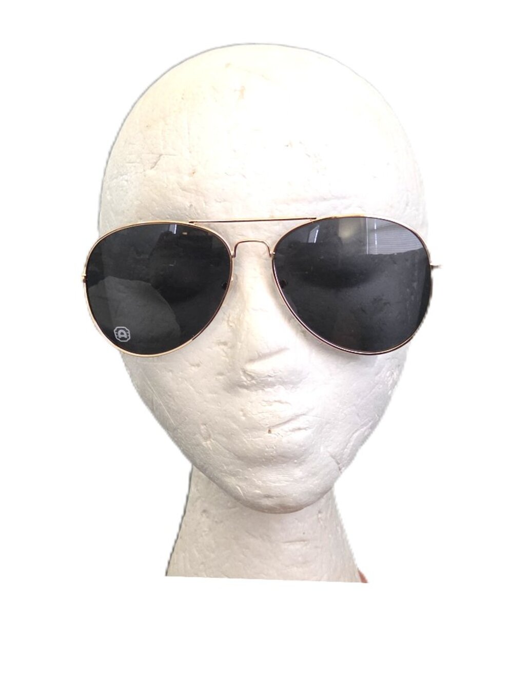 Unisex Gold Tone Aviator Sunglasses UV Protection Fashion